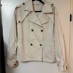 Blakeley Women's Cream Double-Breasted Jacket